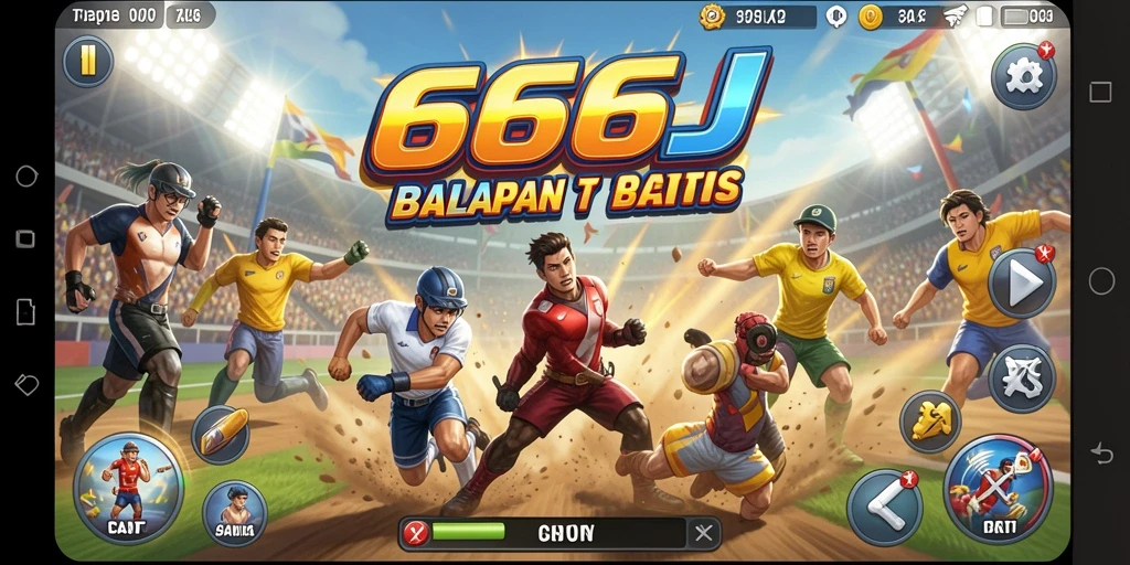 Tampilan gameplay balap yang mendebarkan dan grafis menawan.