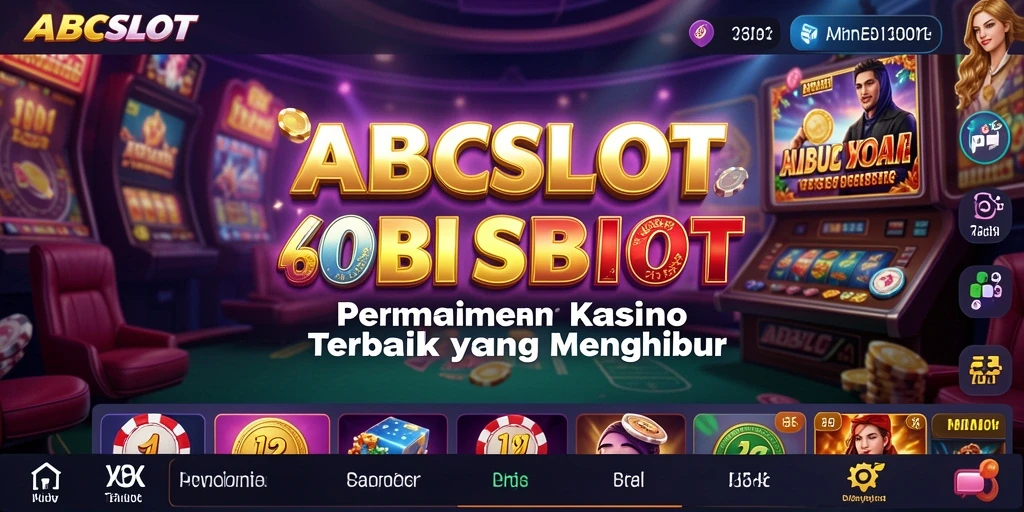 Screenshot gameplay <strong>ABCSLOT</strong> dengan tampilan slot yang berwarna-warni dan menarik.
