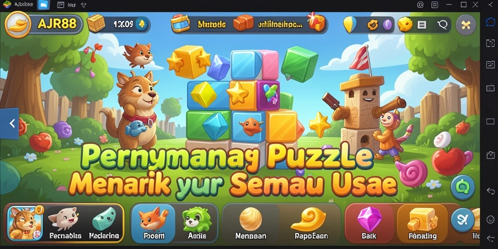 Tampilan menarik dari gameplay AJR88 yang menantang.