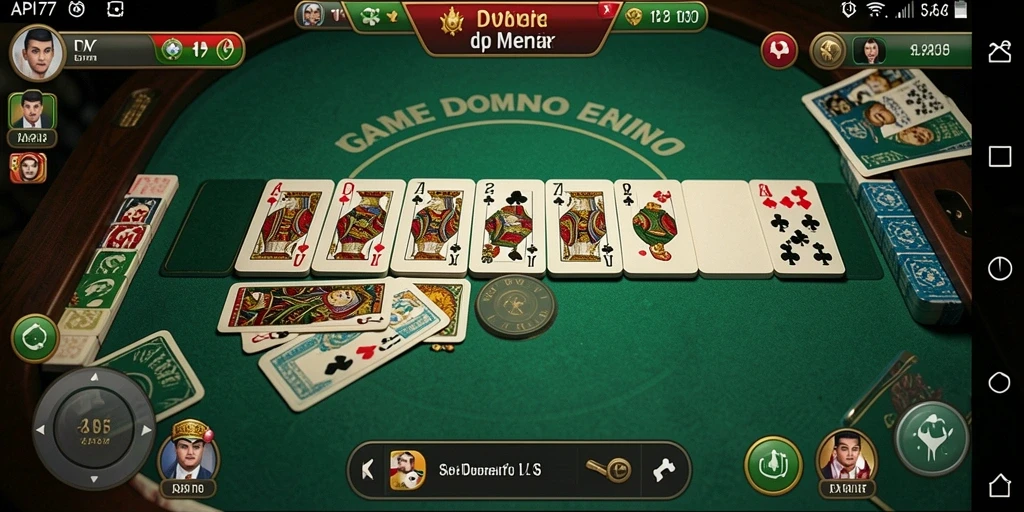 Tampilan gameplay seru dari API77 saat pemain bertanding.