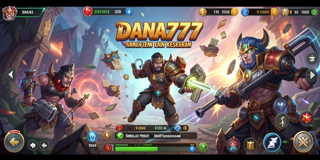 Tampilan gameplay menarik dari DANA777 dengan dunia simulasi yang realistis.