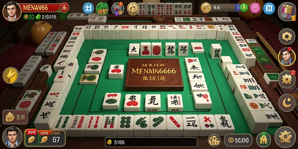 Gameplay MENANG666 yang menantang dan seru dalam Mahjong.