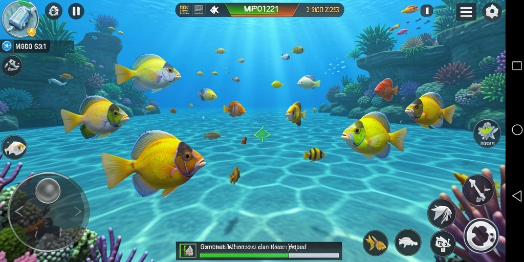 Gameplay seru dari MPO1221 dengan aksi tembak ikan.