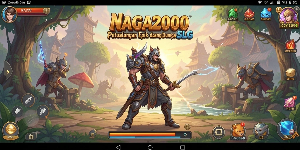 Tampilan menarik dari gameplay NAGA2000 yang penuh strategi dan aksi.