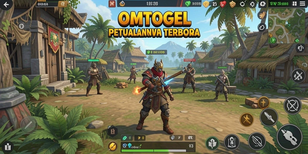 Screenshot menampilkan petualangan seru di dunia Open World.