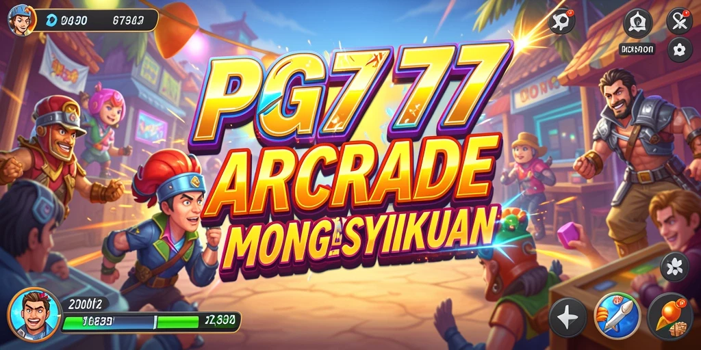 Screenshot utama PG777 menampilkan gameplay seru dan dinamis dari permainan Arcade.