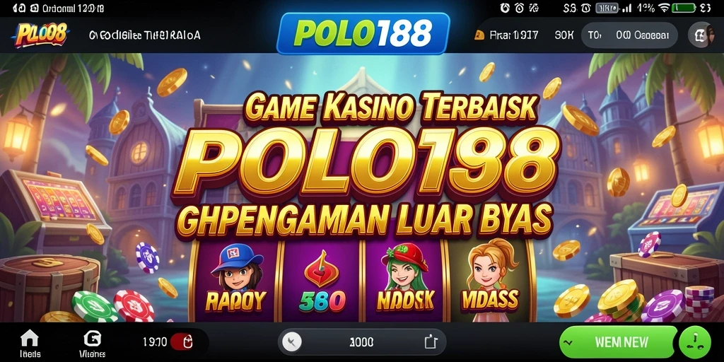Screenshot permainan POLO188 menampilkan suasana kasino yang mendebarkan.