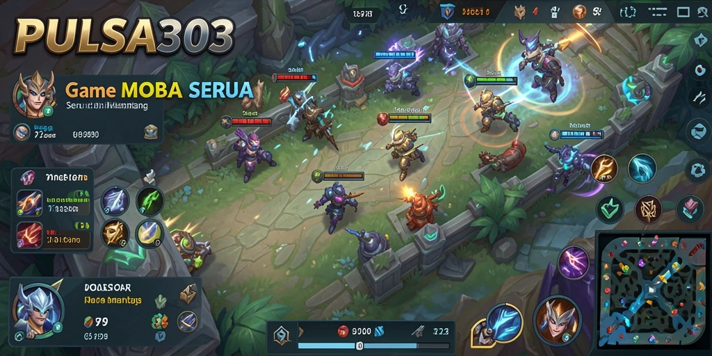 Screenshot gameplay PULSA303 menampilkan aksi pertarungan yang mendebarkan.