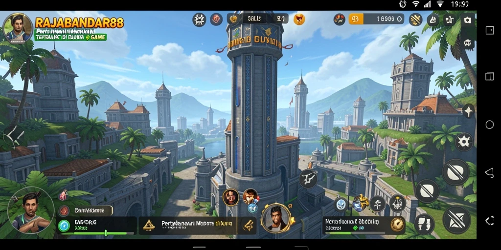 Tampilan menarik dari gameplay RAJABANDAR88 saat melawan musuh.