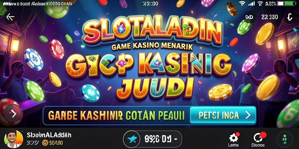 Gameplay menegangkan dan penuh warna di SLOTALADIN.